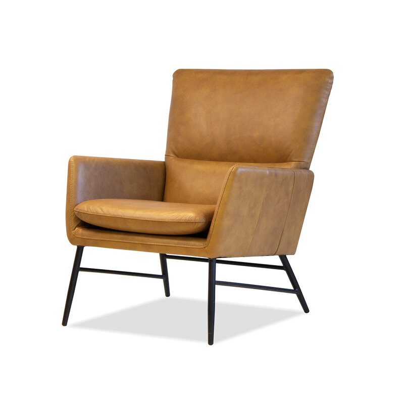 Mobital Morisson Lounge Chair -Vintage Whiskey Leather