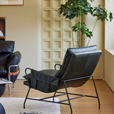 Mobital Meier Lounge Chair Moss Green Leather