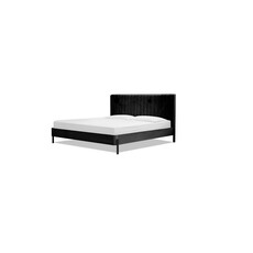 Mobital Nori Bed Queen Blackened White Oak Wood