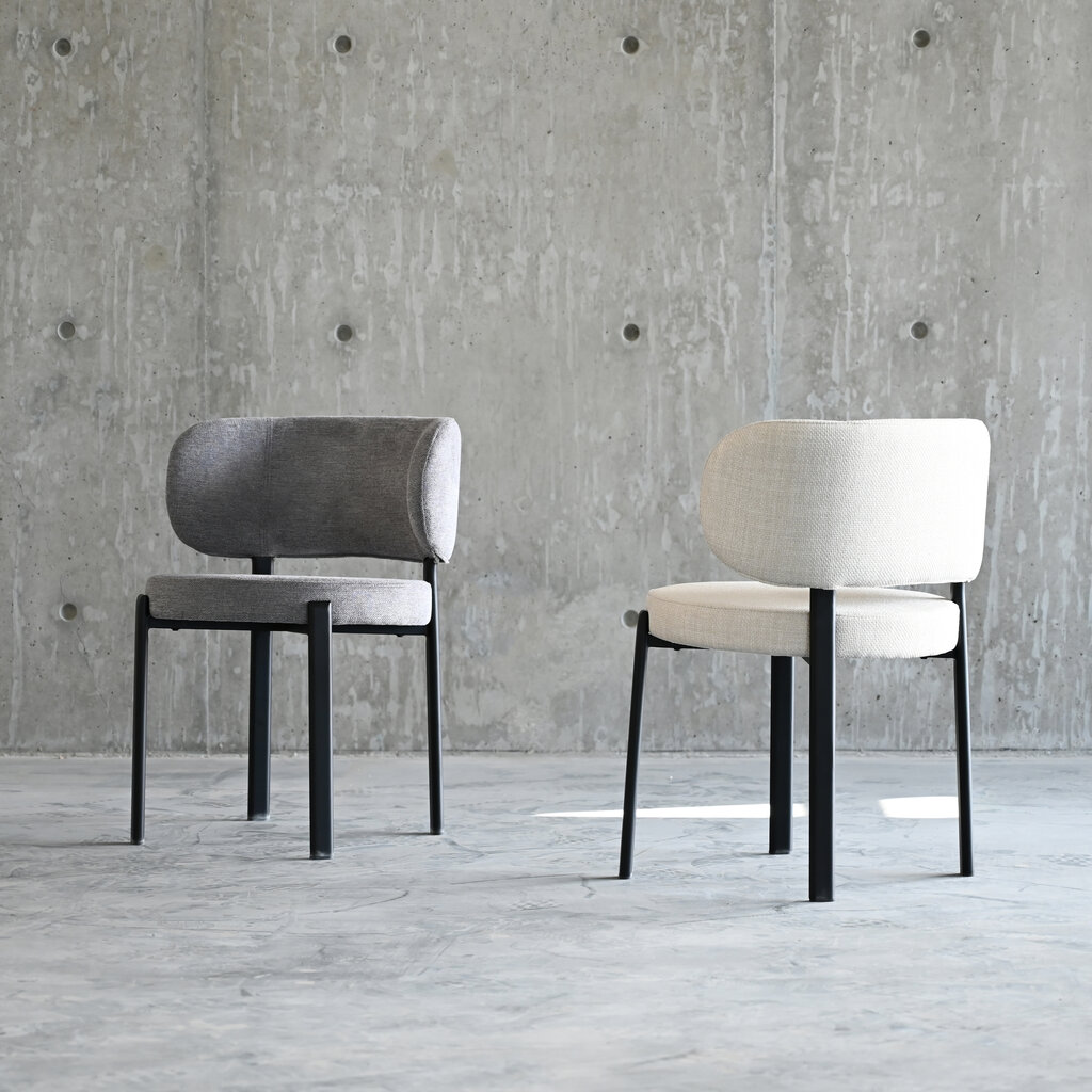 Mobital Lily Dining Chair /Alabaster Hopsack