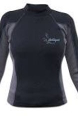 Stohlquist 1mm CoreHEATER Shirt, Women's, Black/Gray