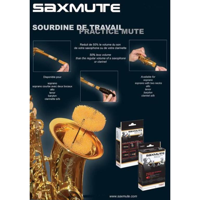 Sourdine de saxophone Saxmute