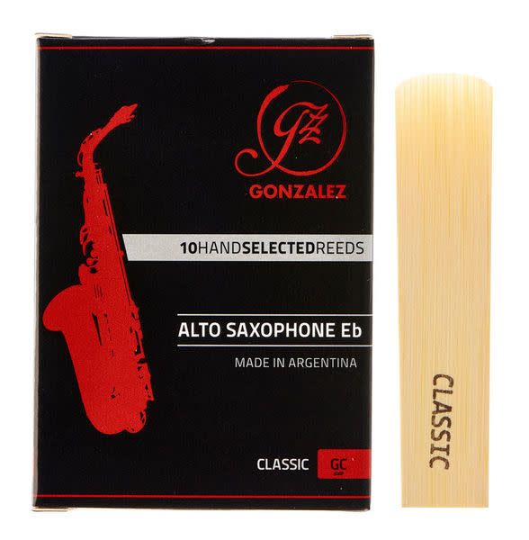 Alnicov Lot De 10 Anches Saxophone Alto Eb - Force 2.5 - Roseau Haute Qualité