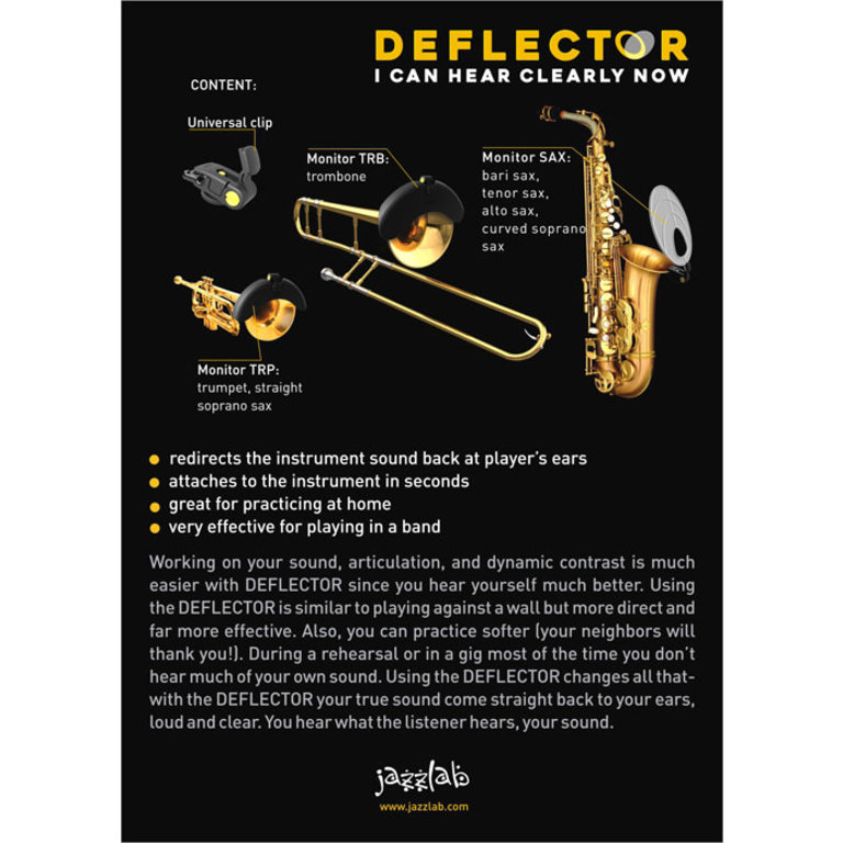 Acheter Bouclier de déflecteur de son de déflecteur de Saxophone en  plastique avec fonctions de sourdine et de réflexion sonore pour le vent