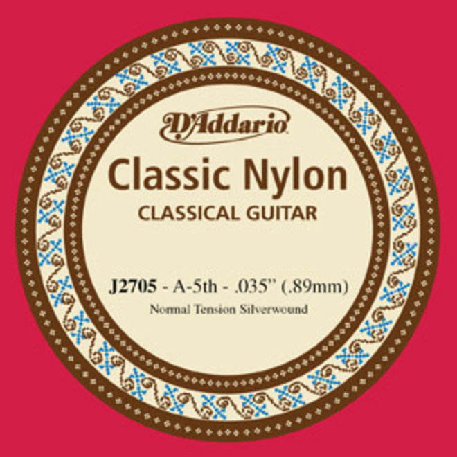 Corde de guitare classique en nylon transparent J4502 d'Addario