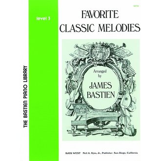 Kjos Mélodies Classique Favorites, Niveau 3 - Piano Kjos Mélodies Classique Favorites, Niveau 3 - Piano