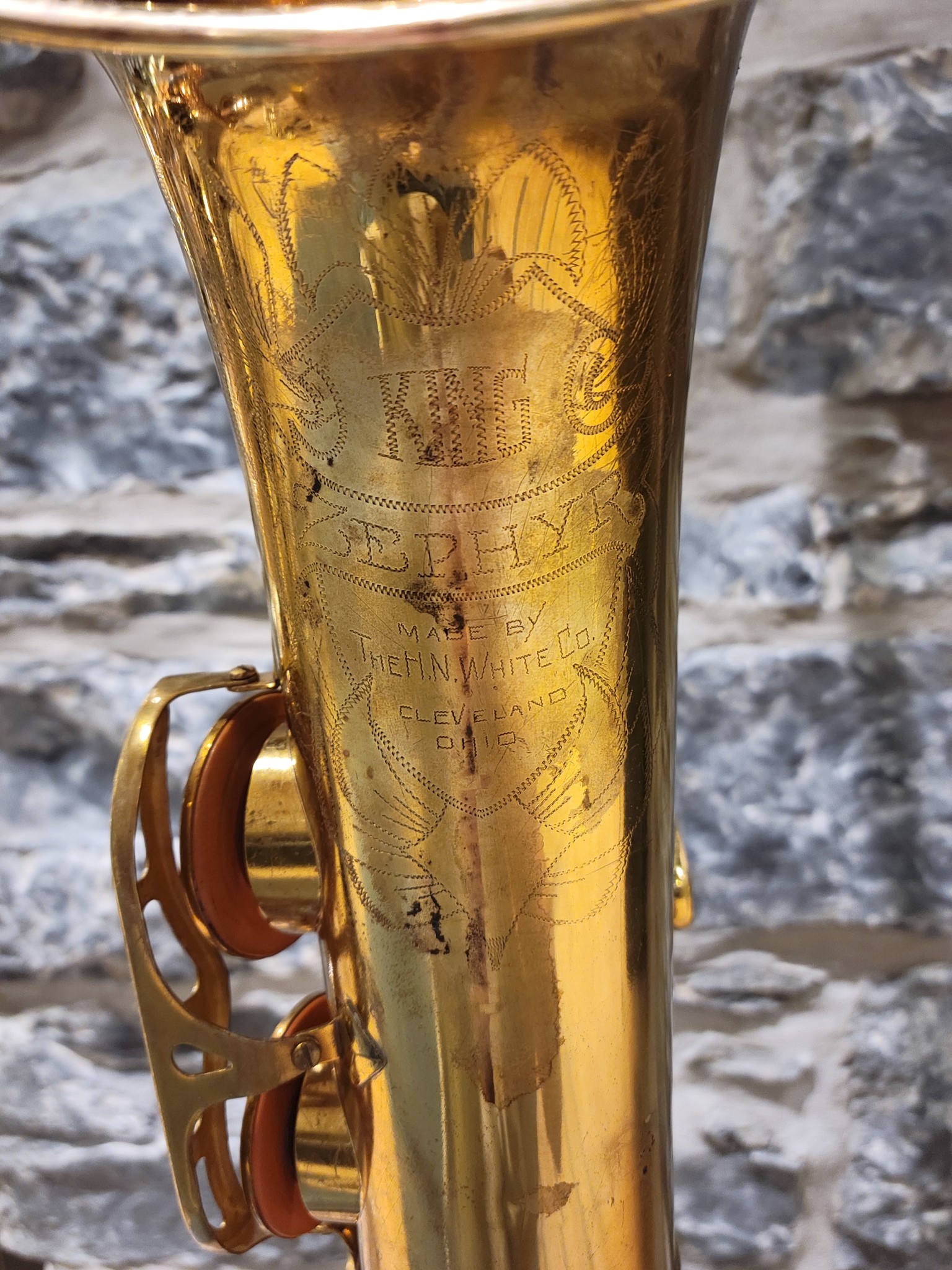 King Zephyr Tenor Saxophone 1960's Serial #379538