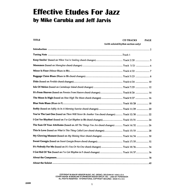 Effective etudes 2024 for jazz trumpet