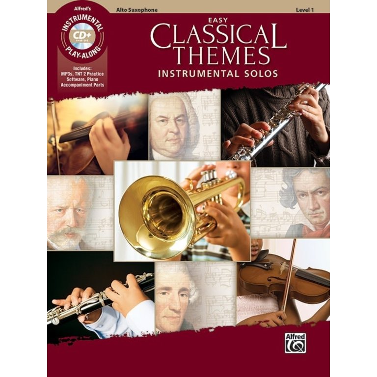 Easy Classical Themes Instrumental Solos, Alto Saxophone