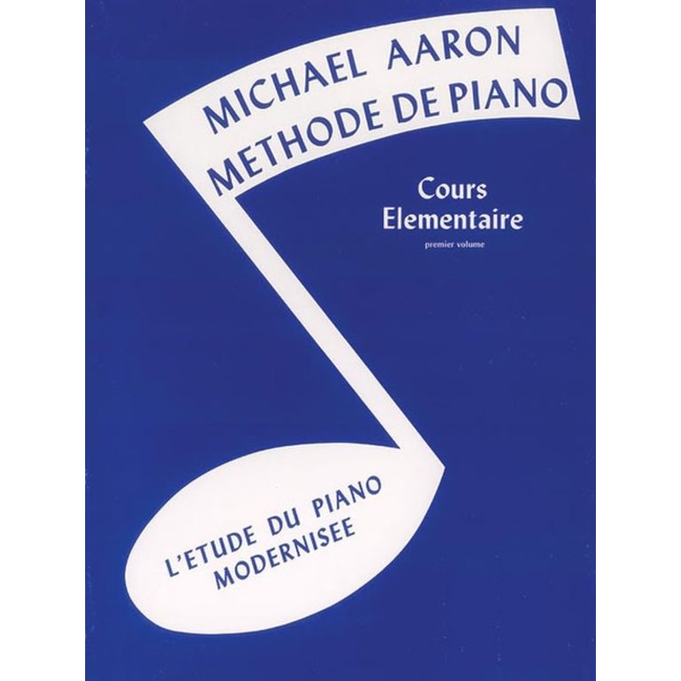 Méthode de piano Michael Aaron, Livre 1 (Élémentaire)