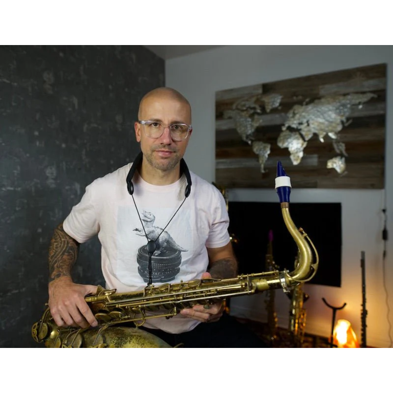 Lorenzo Ferrero's tenor saxophone mouthpiece by Syos