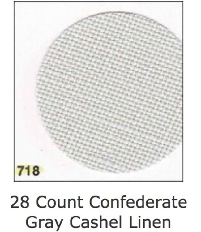 Cashel Confd-Gray 28 ct, 55 Inch, Per Inch
