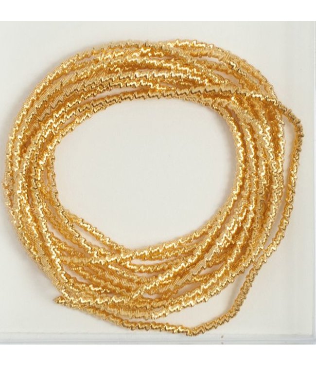 Crimped Purl #13 (Gold Matte)  - 18"