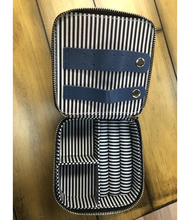 Leather Jewelry Box 4" x 4" x 2"