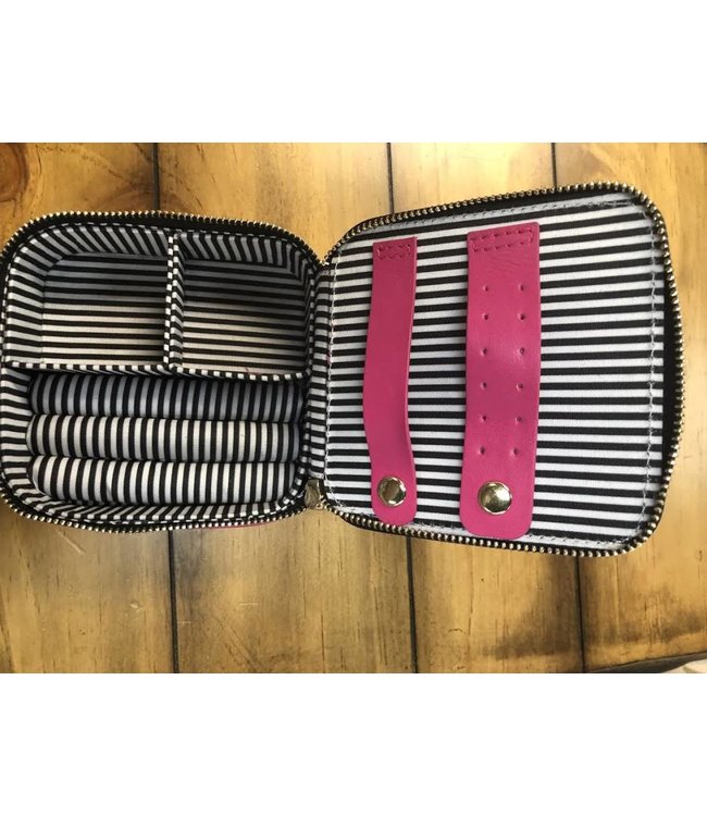 Leather Jewelry Box 4" x 4" x 2"