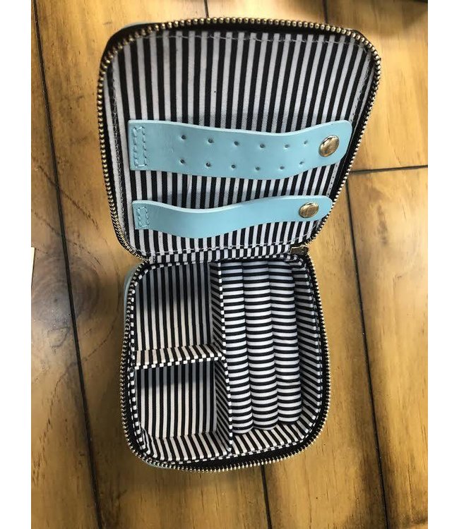 Leather Jewelry Box 4" x 4" x 2"