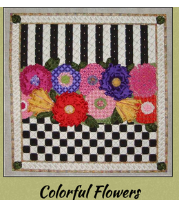 Colorful Flowers w/ Stitch Guide
