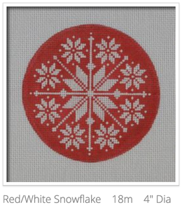 Nordic Snowflake Red
