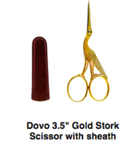 Dovo Stork 35 Scissor w/leather sheath