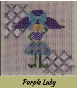 Purple Lady w/ Stitch Guide