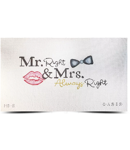 Mr. Right and Mrs. Always Right 18ct