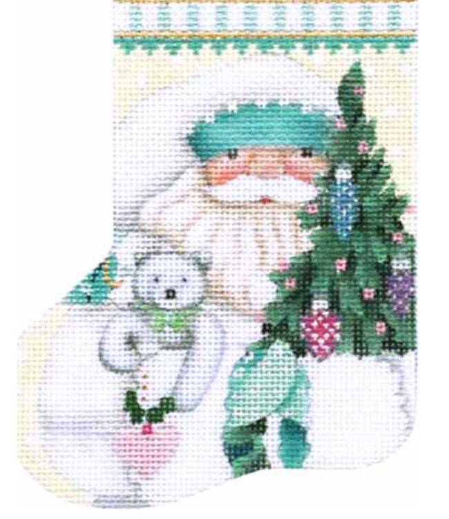 White Winter Mini Stocking