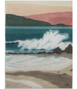 Seaside Graphic Landscape