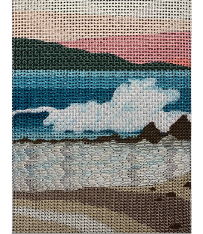 Seaside Graphic Landscape