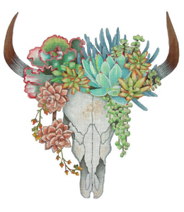 Succulent Skull