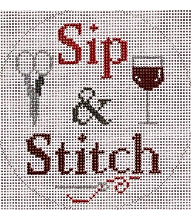 sip and stitch white