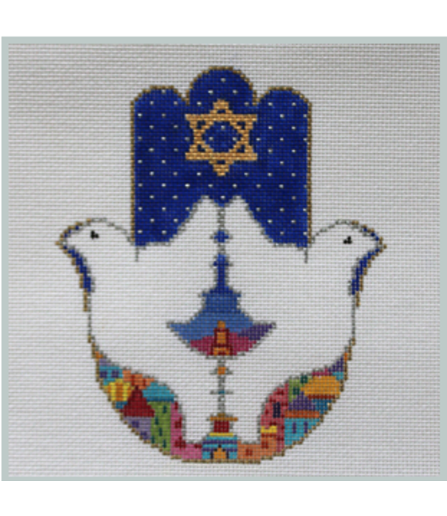 Hamsa: Doves Over Jerusalem