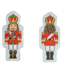 Double-Sided Nutcracker Ornament Red