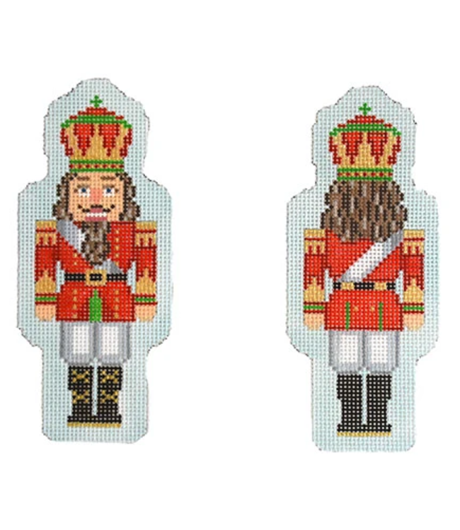 Double-Sided Nutcracker Ornament Red