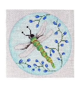 Floral Round, Dragonfly