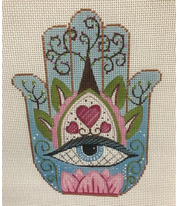 Hamsa - Eye in Blue