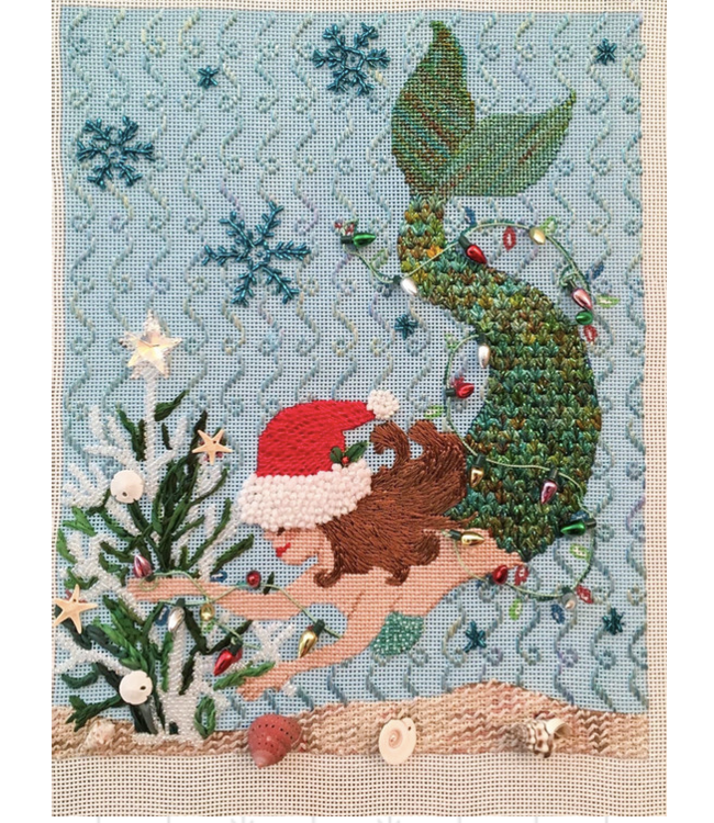 Christmas Mermaid Stitch Guide