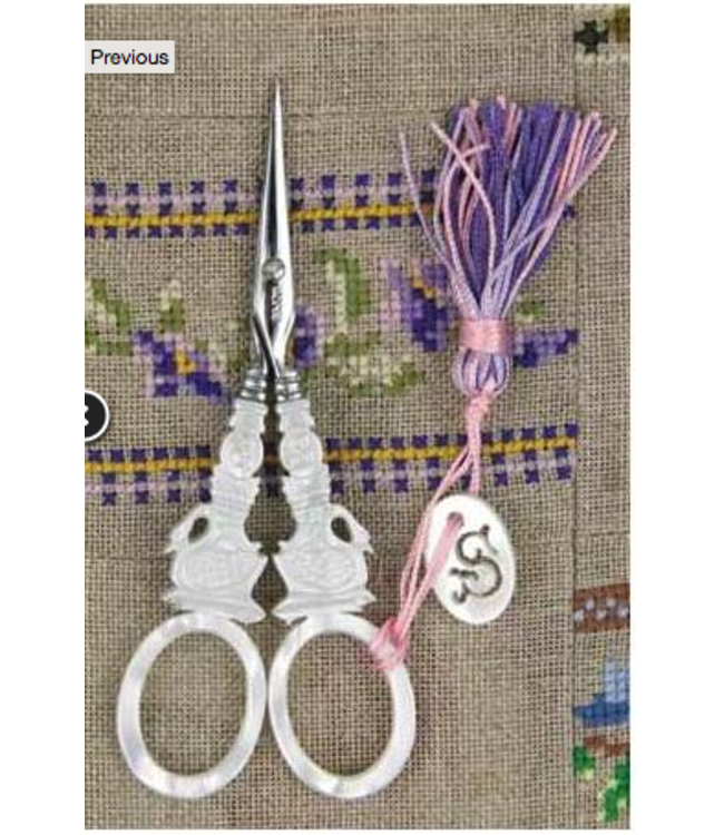 Sajou Scissors Mother of Pearl Swan