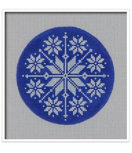 Blue Nordic Snowflake