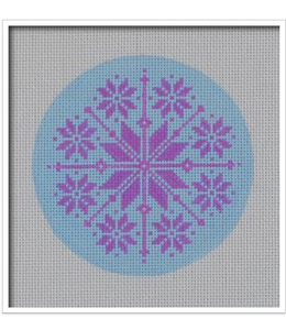 Nordic Snowflake Blue/Purple
