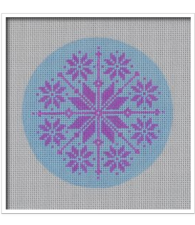 Nordic Snowflake Blue/Purple
