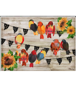 Farmhouse Birds Horizontal