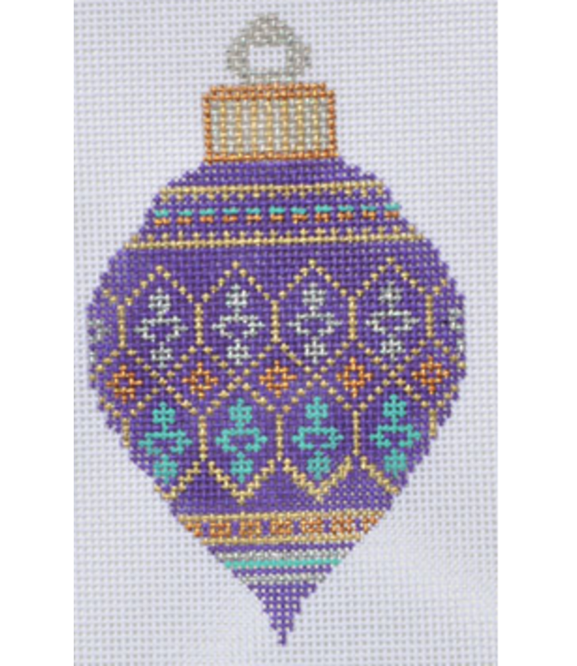 Purple Snowflake Bulb