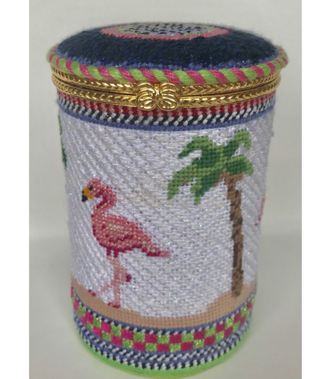 Flamingo/Palm Tree Box