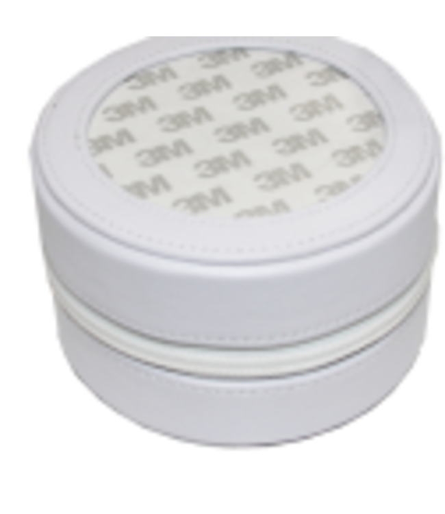 4" Round Leather Case