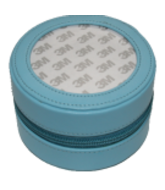 4" Round Leather Case