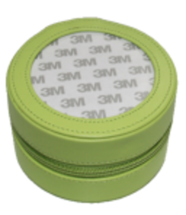 4" Round Leather Case