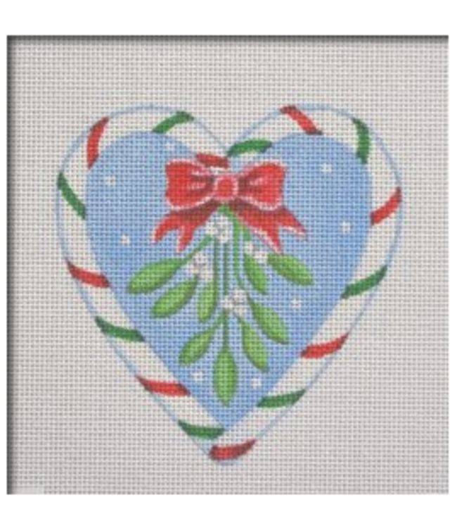 Candy Cane Heart, Mistletoe
