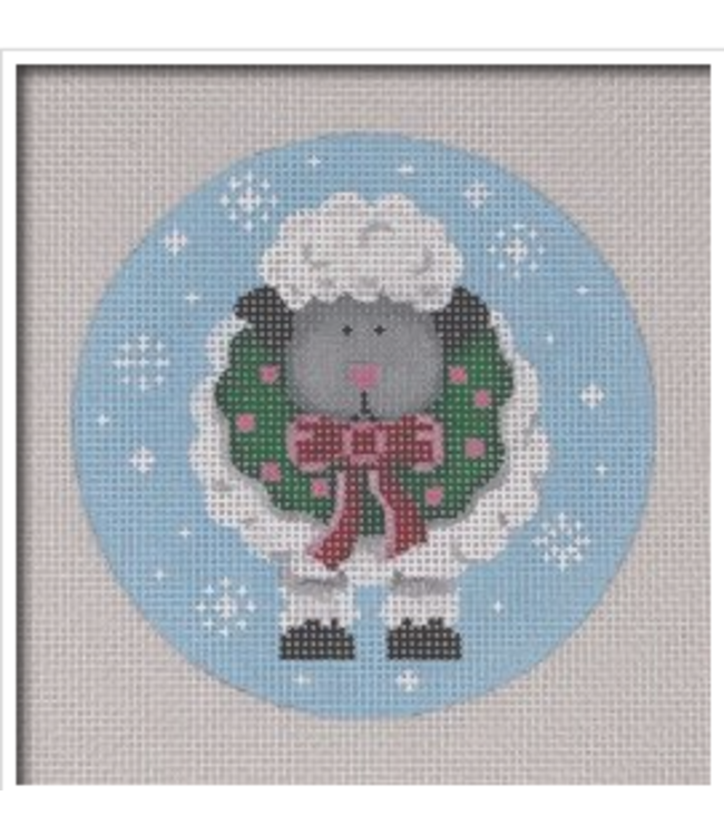 Ewe With A Wreath