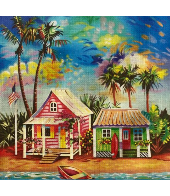 Beach Bungalow with Boat