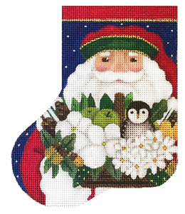 Owl Santa Mini Sock